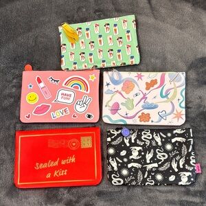 Ipsy Bag/Pouch Bundle (5)